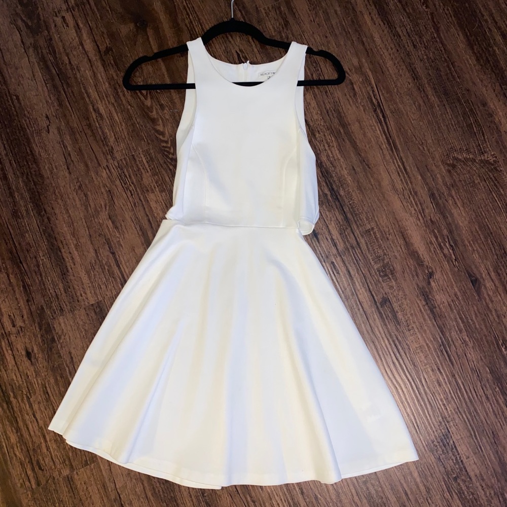 SOLD-White Cutout Dress